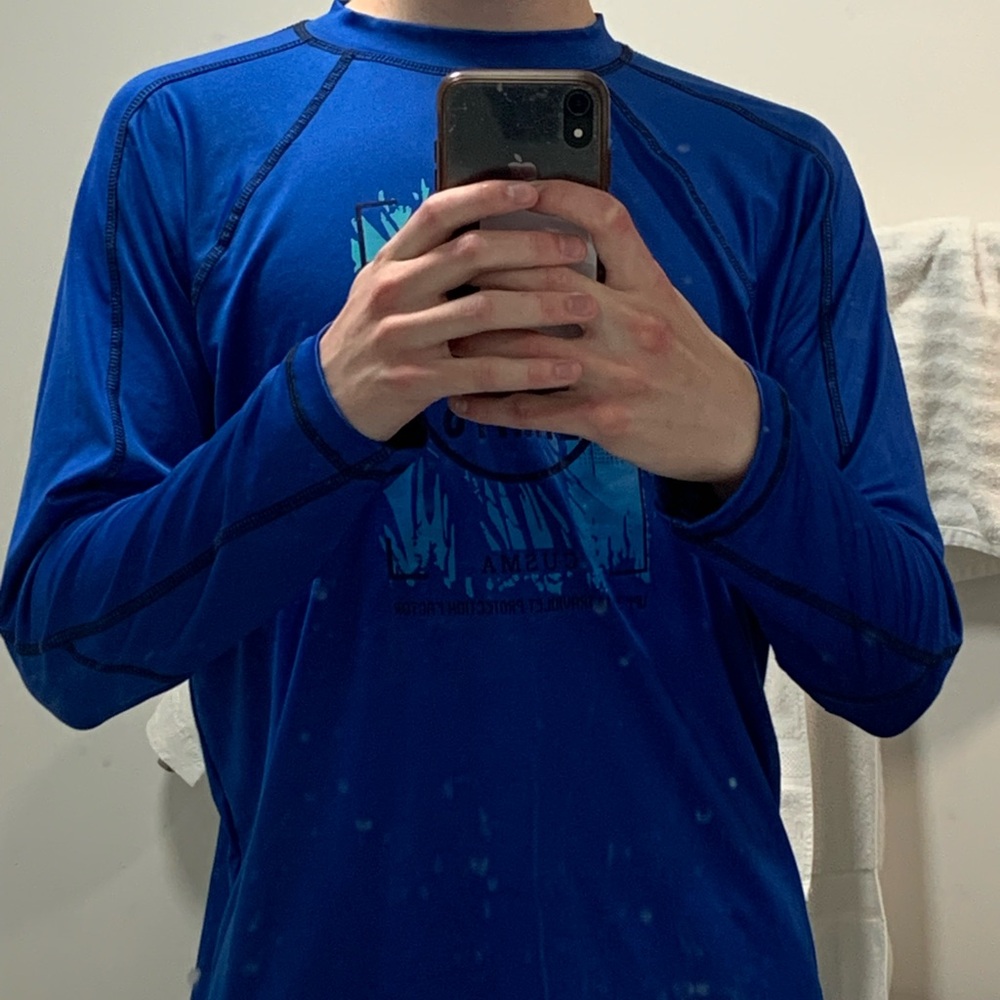 reel life swim shirt